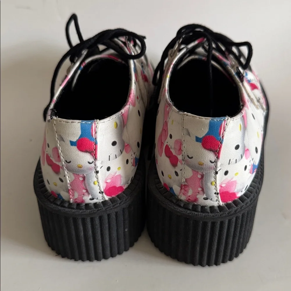 T.U.K Hello Kitty Sanrio Toys Mondo A8888 Creeper Platform Punk Shoes size 6